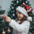 Chicken Stop Christmas Santa Hat Xmas Holiday Patterns - Wonder Print Shop