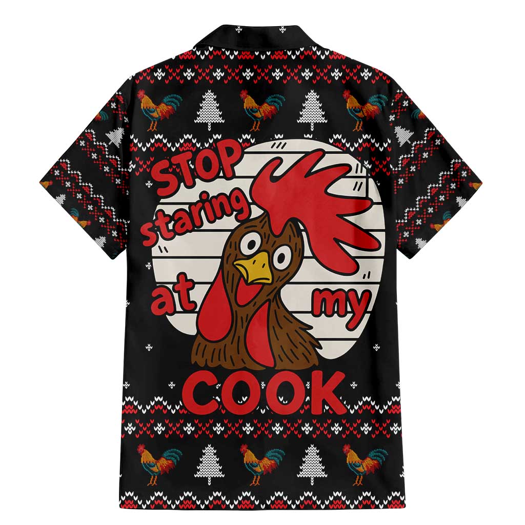 Chicken Stop Christmas Family Matching Mermaid Dress and Hawaiian Shirt Xmas Holiday Patterns - Wonder Print Shop