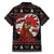 Chicken Stop Christmas Family Matching Off Shoulder Short Dress and Hawaiian Shirt Xmas Holiday Patterns - Wonder Print Shop