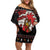 Chicken Stop Christmas Family Matching Off Shoulder Short Dress and Hawaiian Shirt Xmas Holiday Patterns - Wonder Print Shop