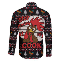 Chicken Stop Christmas Family Matching Puletasi and Hawaiian Shirt Xmas Holiday Patterns - Wonder Print Shop