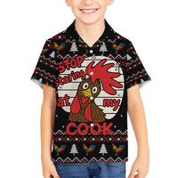Chicken Stop Christmas Family Matching Puletasi and Hawaiian Shirt Xmas Holiday Patterns - Wonder Print Shop