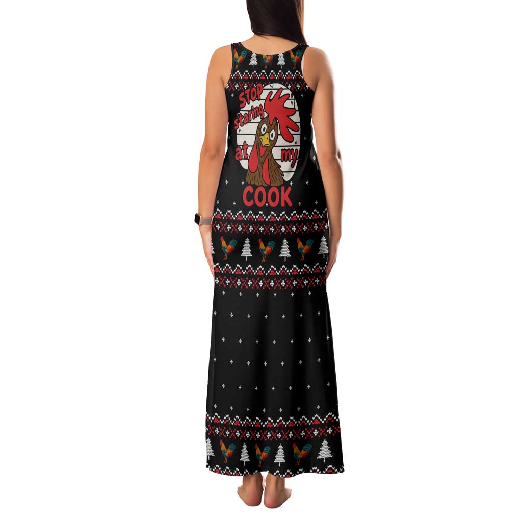 Chicken Stop Christmas Family Matching Tank Maxi Dress and Hawaiian Shirt Xmas Holiday Patterns - Wonder Print Shop