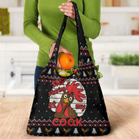 Chicken Stop Christmas Grocery Bag Xmas Holiday Patterns - Wonder Print Shop