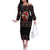 Chicken Stop Christmas Off The Shoulder Long Sleeve Dress Xmas Holiday Patterns - Wonder Print Shop