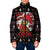 Chicken Stop Christmas Padded Jacket Xmas Holiday Patterns - Wonder Print Shop