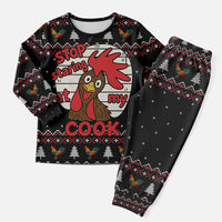 Chicken Stop Christmas Pajama Set Xmas Holiday Patterns - Wonder Print Shop
