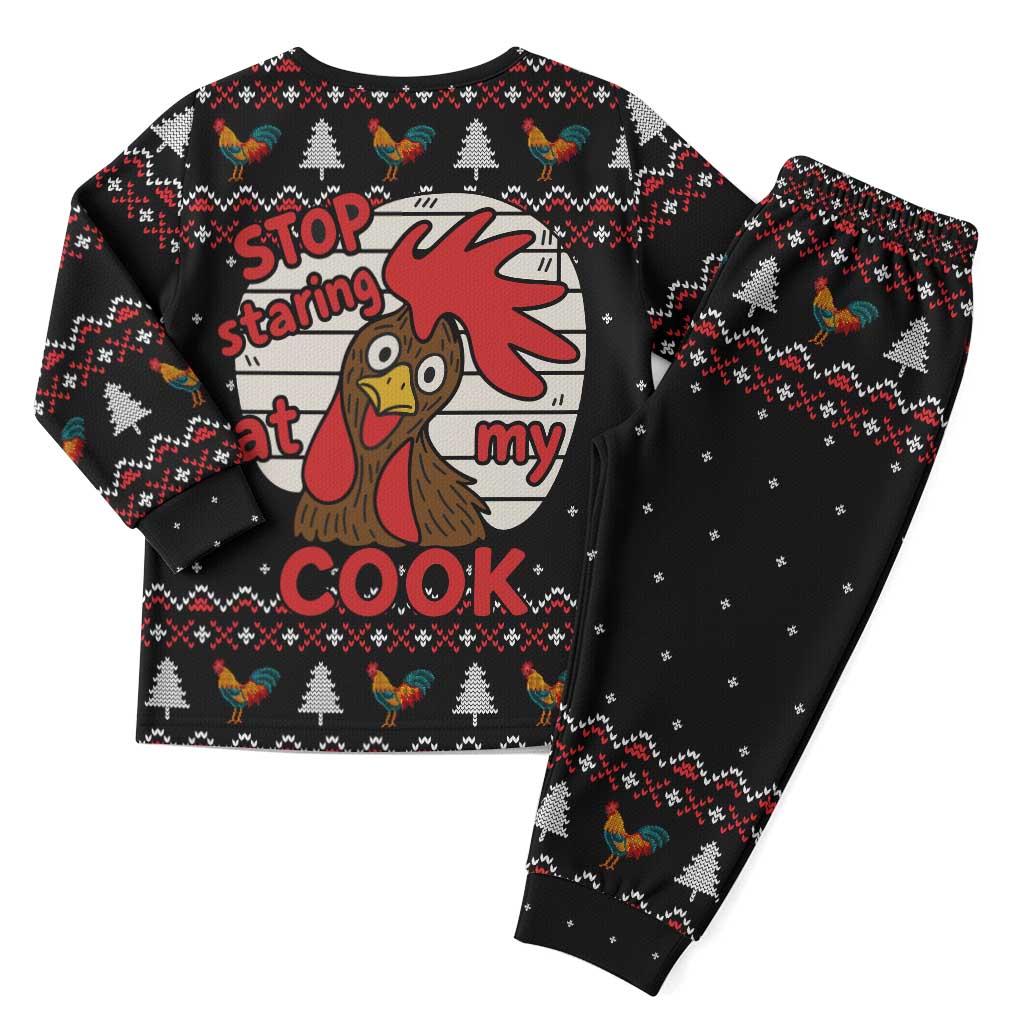 Chicken Stop Christmas Pajama Set Xmas Holiday Patterns - Wonder Print Shop