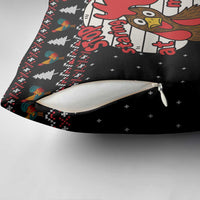 Chicken Stop Christmas Pillow Cover Xmas Holiday Patterns - Wonder Print Shop