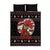 Chicken Stop Christmas Quilt Bed Set Xmas Holiday Patterns - Wonder Print Shop