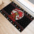 Chicken Stop Christmas Rubber Doormat Xmas Holiday Patterns - Wonder Print Shop