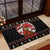 Chicken Stop Christmas Rubber Doormat Xmas Holiday Patterns - Wonder Print Shop