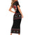 Chicken Stop Christmas Short Sleeve Bodycon Dress Xmas Holiday Patterns - Wonder Print Shop