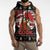 Chicken Stop Christmas Sleeveless Hoodie Xmas Holiday Patterns - Wonder Print Shop