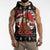 Chicken Stop Christmas Sleeveless Zip Hoodie Xmas Holiday Patterns - Wonder Print Shop