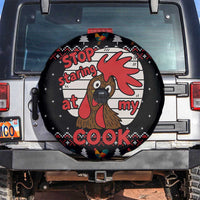 Chicken Stop Christmas Spare Tire Cover Xmas Holiday Patterns - Wonder Print Shop