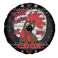 Chicken Stop Christmas Spare Tire Cover Xmas Holiday Patterns - Wonder Print Shop