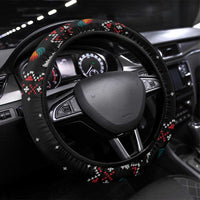 Chicken Stop Christmas Steering Wheel Cover Xmas Holiday Patterns - Wonder Print Shop