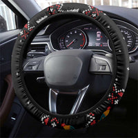 Chicken Stop Christmas Steering Wheel Cover Xmas Holiday Patterns - Wonder Print Shop