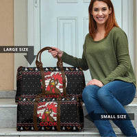 Chicken Stop Christmas Travel Bag Xmas Holiday Patterns - Wonder Print Shop
