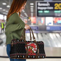 Chicken Stop Christmas Travel Bag Xmas Holiday Patterns - Wonder Print Shop