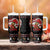 Chicken Stop Christmas Tumbler With Handle Xmas Holiday Patterns - Wonder Print Shop