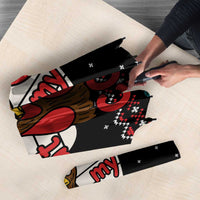 Chicken Stop Christmas Umbrella Xmas Holiday Patterns - Wonder Print Shop