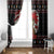 Chicken Stop Christmas Window Curtain Xmas Holiday Patterns - Wonder Print Shop