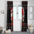 Chicken Stop Christmas Window Curtain Xmas Holiday Patterns - Wonder Print Shop