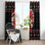Chicken Stop Christmas Window Curtain Xmas Holiday Patterns - Wonder Print Shop