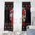 Chicken Stop Christmas Window Curtain Xmas Holiday Patterns - Wonder Print Shop
