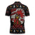 Chicken Stop Christmas Zipper Polo Shirt Xmas Holiday Patterns - Wonder Print Shop