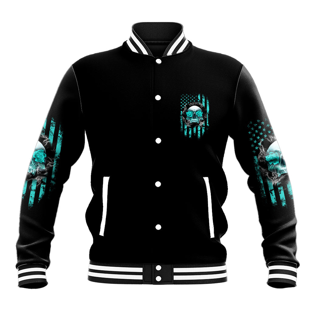 I Am The Storm Skul Baseball Jacket - Wonder Print Shop