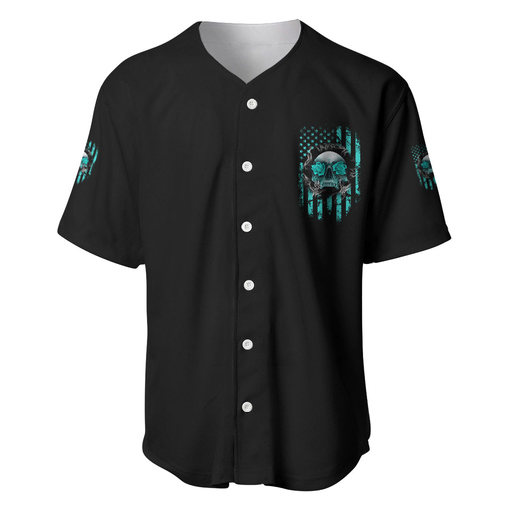 I Am The Storm Skul Baseball Jersey - Wonder Print Shop