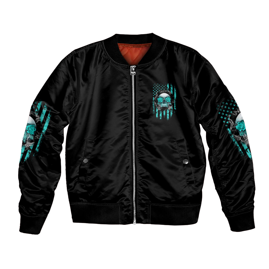 I Am The Storm Skul Bomber Jacket - Wonder Print Shop