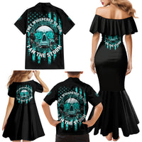 I Am The Storm Skul Family Matching Mermaid Dress and Hawaiian Shirt - Wonder Print Shop