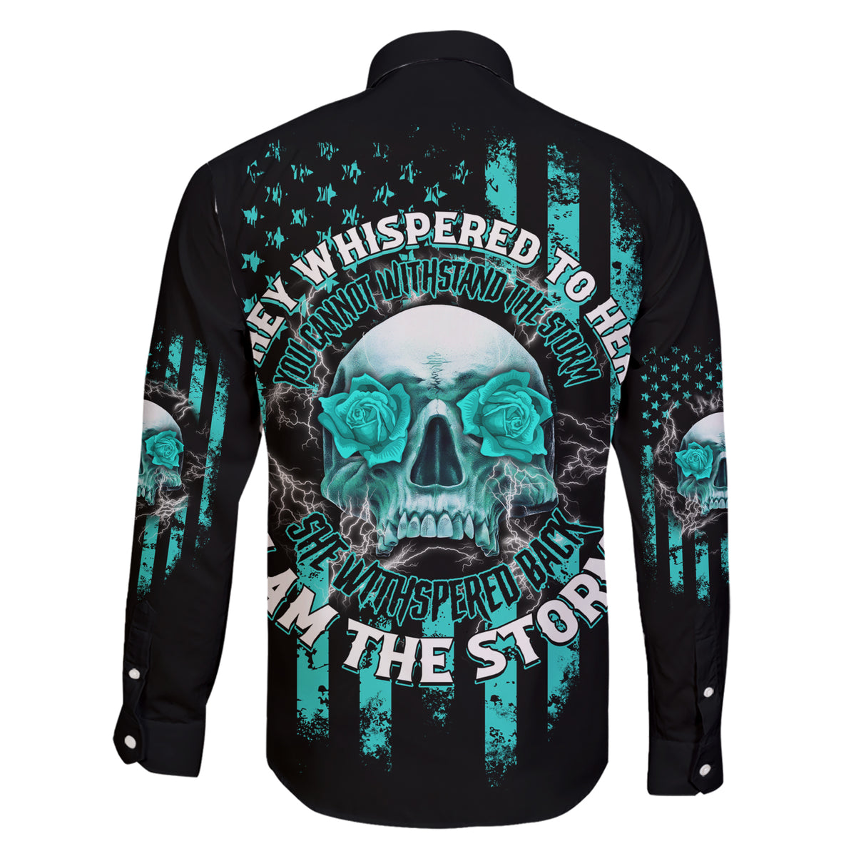 I Am The Storm Skul Family Matching Short Sleeve Bodycon Dress and Hawaiian Shirt - Wonder Print Shop