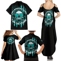 I Am The Storm Skul Family Matching Summer Maxi Dress and Hawaiian Shirt - Wonder Print Shop