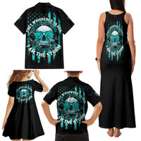 I Am The Storm Skul Family Matching Tank Maxi Dress and Hawaiian Shirt - Wonder Print Shop