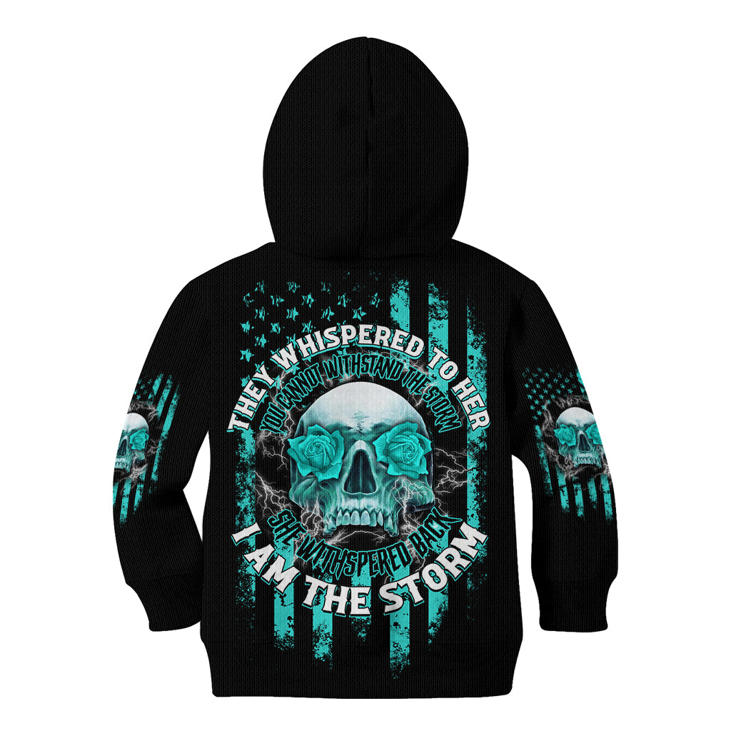 I Am The Storm Skul Kid Hoodie - Wonder Print Shop