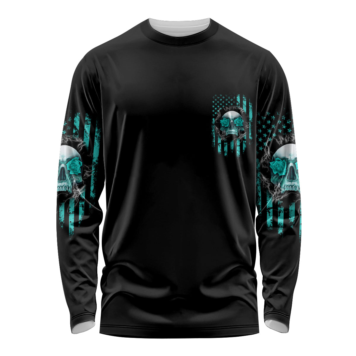 I Am The Storm Skul Long Sleeve Shirt - Wonder Print Shop