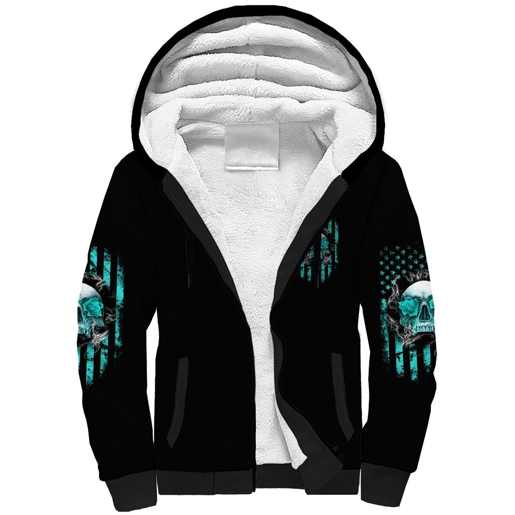 I Am The Storm Skul Sherpa Hoodie - Wonder Print Shop