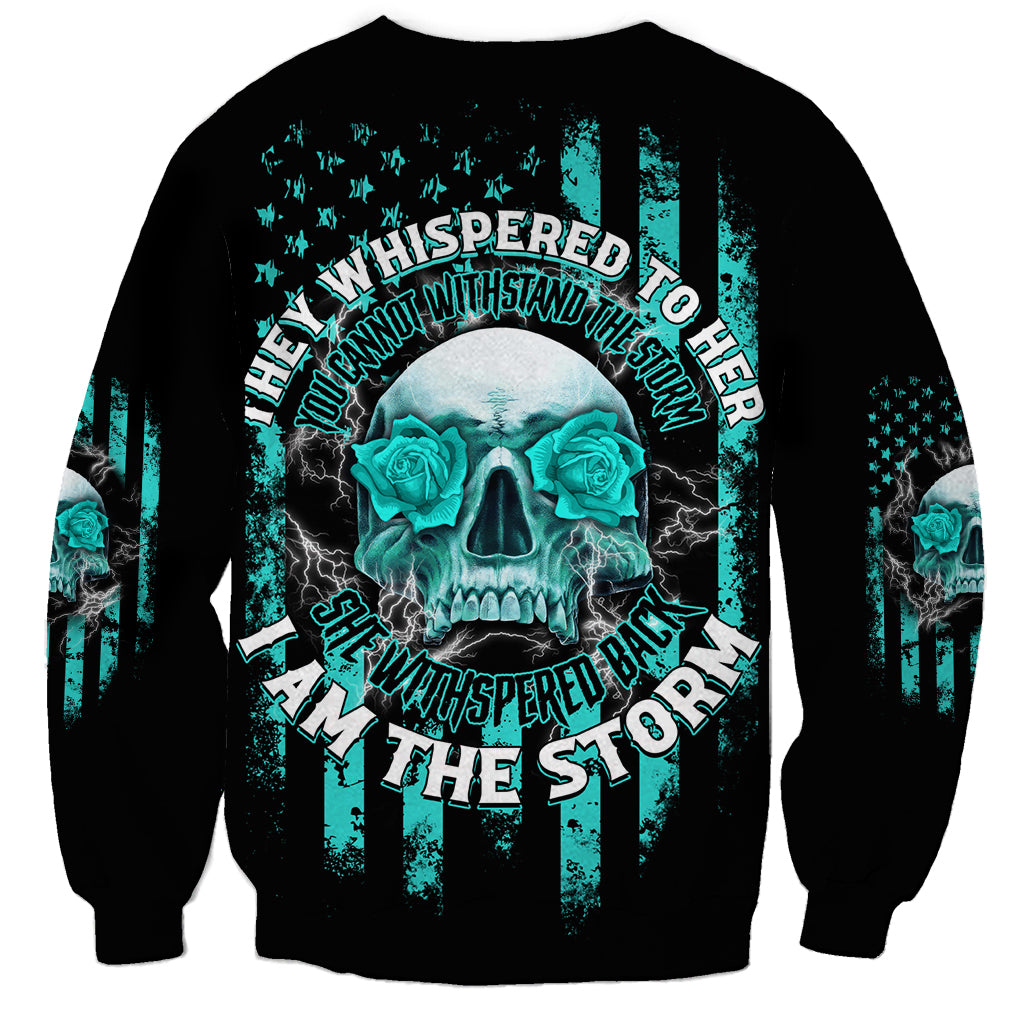 I Am The Storm Skul Sweatshirt - Wonder Print Shop