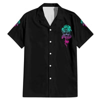 I Can Buy Myself Flowers Smoke Rose Skull Family Matching Mermaid Dress and Hawaiian Shirt - Wonder Print Shop