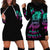 I Can Buy Myself Flowers Smoke Rose Skull Hoodie Dress - Wonder Print Shop
