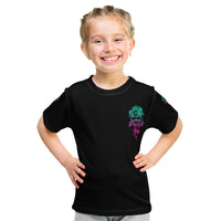 I Can Buy Myself Flowers Smoke Rose Skull Kid T Shirt - Wonder Print Shop