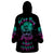 I Can Buy Myself Flowers Smoke Rose Skull Wearable Blanket Hoodie - Wonder Print Shop