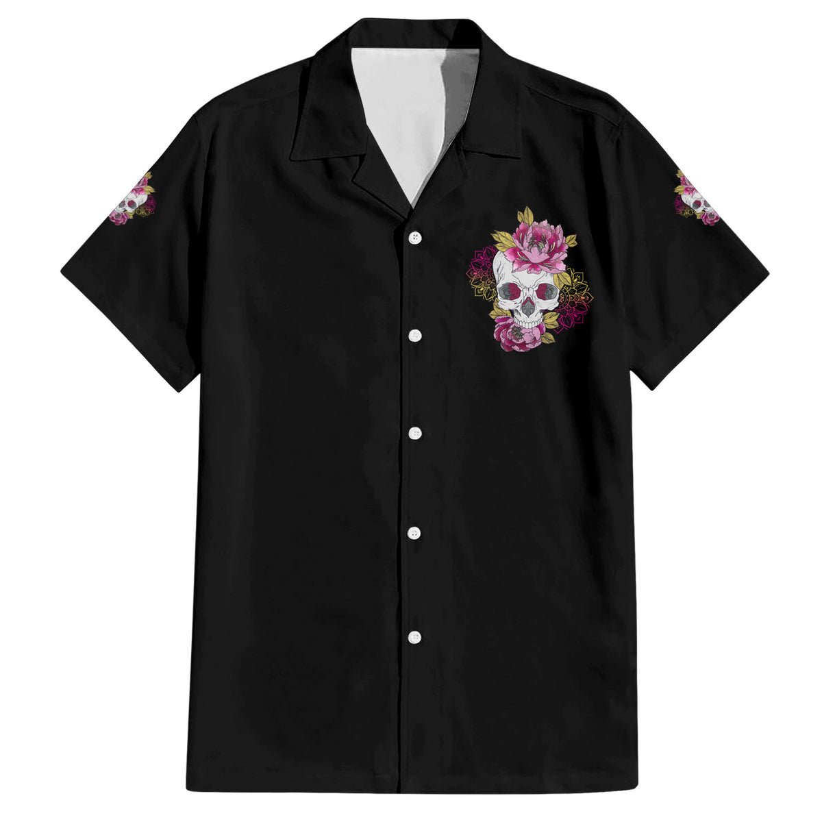 Warning This Tattooed Girl Family Matching Short Sleeve Bodycon Dress and Hawaiian Shirt - Wonder Print Shop