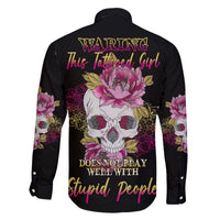 Warning This Tattooed Girl Family Matching Summer Maxi Dress and Hawaiian Shirt - Wonder Print Shop