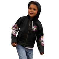 Warning This Tattooed Girl Kid Hoodie - Wonder Print Shop